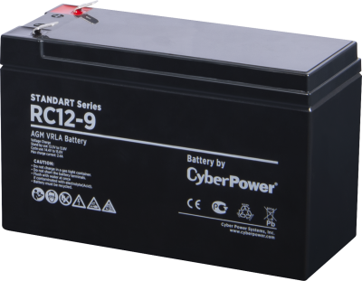 Аккумуляторная батарея SS CyberPower RC 12-9 / 12 В 9 Ач CyberPower Standart Series RC 12-9
