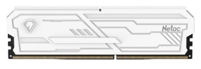 Модуль памяти Netac 16GB 5600МГц DDR5 CL46 DIMM XMP 3.0 & AMD EXPO Shadow III White, NTSHD5P56SP-16W