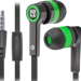 Defender Гарнитура для смартфонов Pulse 420 черный + зеленый, вставки Defender Pulse 420