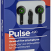 Defender Гарнитура для смартфонов Pulse 420 черный + зеленый, вставки Defender Pulse 420