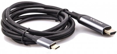 Кабель-адаптер USB 3.1 Type-Cm --> HDMI A(m) 4K@60Hz, 1.8m ,Aluminium Shell,VCOM <CU423MC-1.8M> VCOM USB 3.2 Type-C (m) - HDMI (m) 1.8м