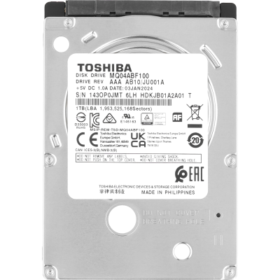 Жесткий диск Toshiba MQ04AB 1Tb (MQ04ABF100R)