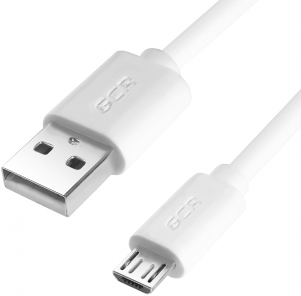 Greenconnect Кабель 0.5m USB 2.0, AM/microB 5pin, белый, 28/28 AWG, экран, армированный, морозостойкий, GCR-UA9MCB3-BB2S-0.5m Greenconnect  USB 2.0 Type-AM - microUSB 2.0 (m) 0.5м
