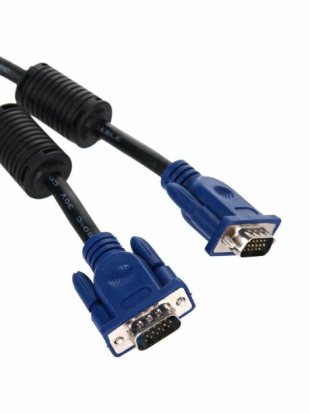 Кабель монитор-SVGA card (15M-15M) 10м 2 фильтра Aopen/Qust <ACG341AD-10M>