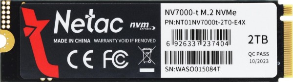 Накопитель SSD Netac NT01NV7000T-2T0-E4X