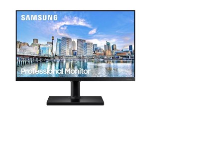 МОНИТОР 23.8" Samsung F24T450FQI Black с поворотом экрана (IPS, 1920x1080, 75Hz, 4 ms, 178°/178°, 250 cd/m, 1000:1, +HDM