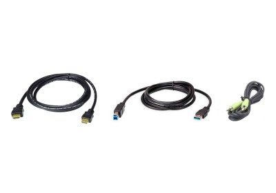 Комплект кабелей USB, HDMI для KVM-переключателя (1.8м) ATEN 2L-7D02UHX3