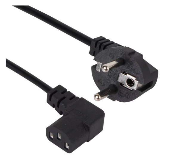 Кабель комп - розетка 220V EU (угол-угол), 1.8m, iOpen <ACE021R-1.8M>