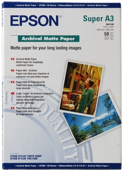 Бумага Epson Archival Matte Paper (C13S041340)
