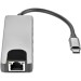 Адаптер USB 3.1 Type-Cm ->HDMI A(m) 4K@30Hz, RJ45, 2XUSB3.0, PD, iOpen <ACU435M> VCOM ACU435M