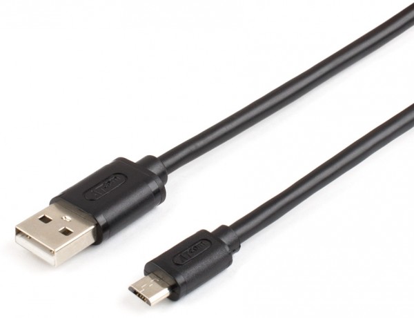 Кабель 1.8 m USB(Am) <=> microUSB (феррит) ATcom USB 2.0 Type-A( m) - micro USB 2.0 (m) 1.8 м
