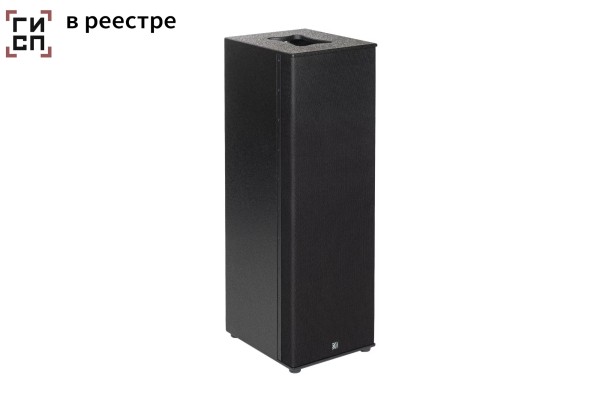 Сабвуфер DS Proaudio [PLR SUB A] серии Pillar, активный, 2х12", диапазон частот: 40-300 Гц (+-3 дБ), звуковое давление продолжительное/пиковое 131/137 дБ, мощность: 1200 Вт, встроенный DSP