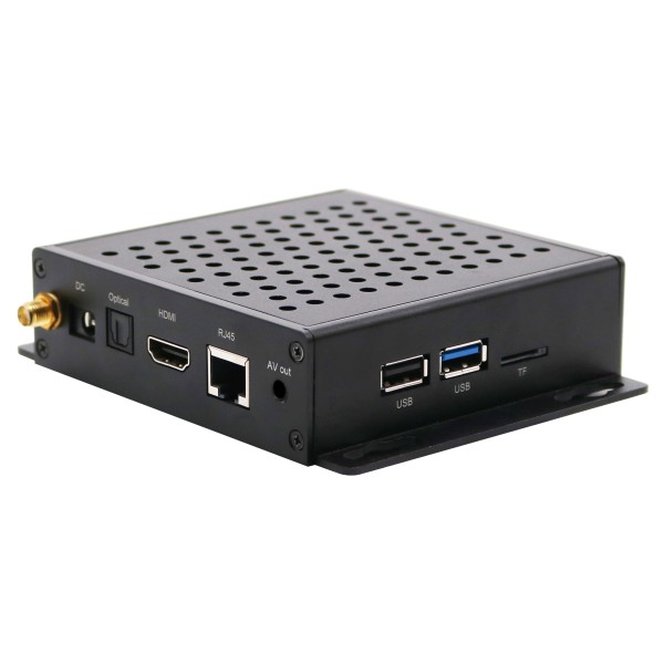 Мультимедиа плеер [TRS2044] iconBIT [DS1] с поддержкой 4K, H.265, dual band Wi-Fi, LAN и 4 ГБ DDR4 / 32 ГБ eMMC flash.