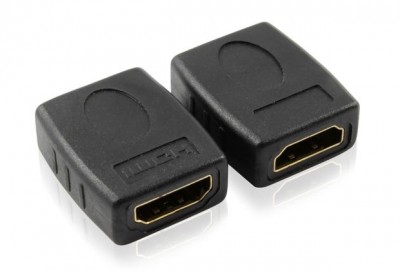 Адаптер переходник HDMI-HDMI Greenconnect GC- CV301 HDMI Тип А 19F AF / Тип А 19F AF , золотой разъем, пакет Greenconnect HDMI (f) - HDMI (f) 1.5м