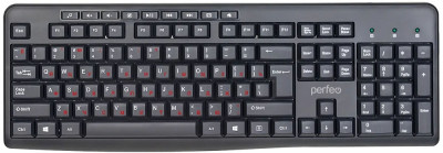 Perfeo клавиатура "PUSH" Multimedia, USB, чёрная аксессуары для ПК и гаджеты для дома Perfeo PF_A4796