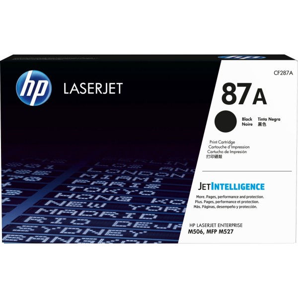 Тонер-картридж HP 87A Black Original LaserJet Toner Cartridge (CF287A)