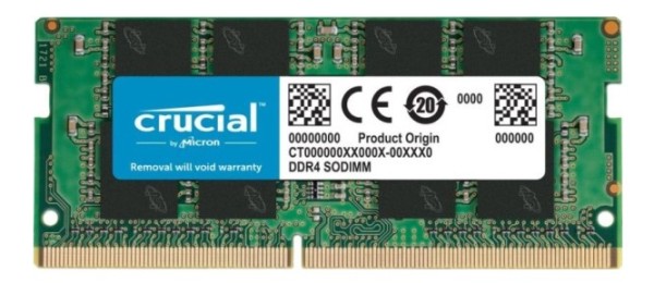 Модуль памяти Crucial 16GB 3200МГц DDR4 SODIMM, CT16G4SFS832A