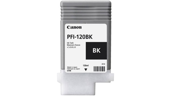 Картридж CANON PFI-120 BK черный,  130 мл