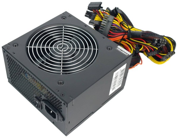 Блок питания Chieftec Smart GPS-500A8 <500W, (20+4+4) pin, (6+2) pin, 3xSATA, 2xMolex, FDD, 12 см, 80+, кабель питания, 