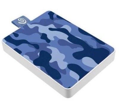 Твердотельный диск 500GB Seagate STJE500406 One Touch Special Edition, 2,5", USB 3.0, Camo Blue
