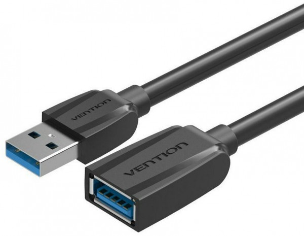 Кабель-удлинитель Vention USB 3.0 AM/AF - 3м Black Edition Vention USB 3.2 Type-AM - USB 3.2 Type-AF 3м