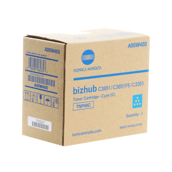 Тонер TNP-49C синий Konica Minolta A95W450