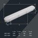 Светильник промышленный пылевлагозащищенный ДСП IEK LDSP2-1401-40-K23