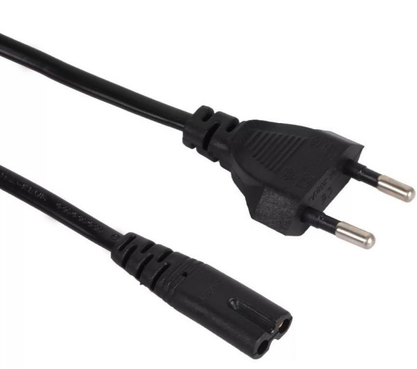 Кабель для аудио-видео техники IEC-320-C7, 2-pin 1,8m ,черный, iOpen<ACE023-1.8M>