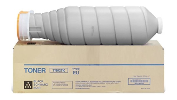 Тонер Konica-Minolta AccurioPress C12000/14000 черный TN-627K ACVV150 173.8K ACVV150/ACVV190