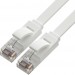 Greenconnect Патч-корд PROF плоский прямой 7.5m, UTP медь кат.6, белый, 30 AWG, ethernet high speed 10 Гбит/с, RJ45, T568B, GCR-51795 Greenconnect RJ45(m) - RJ45(m) Cat. 6 U/UTP PVC 7.5м белый