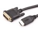 Кабель HDMI AM/DVI(24+1)M, 1.5м, CU, 1080P@60Hz, VCOM <CG484G-1.5M> VCOM HDMI (m) - DVI-D (m)