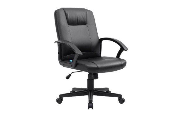 Defender Офисное кресло Paris Черный,PU,3класс