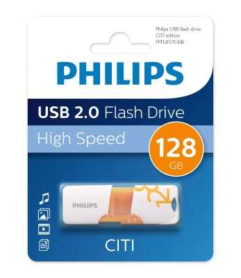 Флеш накопитель 128GB PHILIPS CITI2.0 128GB, USB 2.0