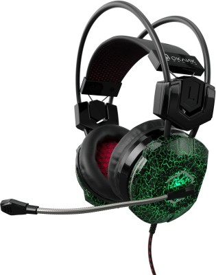 Наушники с микрофоном Oklick HS-L500G TOXIC черный 2.2м мониторные оголовье (472656) Oklick 472656