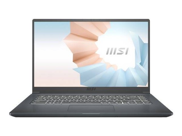 Ноутбук MSI Modern 15 A11MU-614FR (AZERTY) 15.6" FHD, Intel Core i5-1155G7, 8Gb, 512Gb SSD, no ODD, Win10 Home(FRA), сер