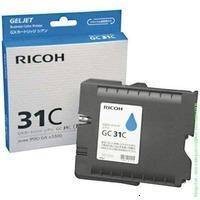Картридж гелевый для RICOH Aficio GX e2600/GX e3300N/GX e3350N/GX e5550N/GX e7700N cyan (405689/405702/type GC 31C) 1.75