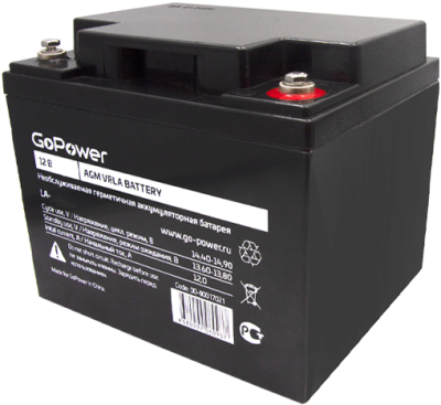 Аккумулятор свинцово-кислотный GoPower LA-12260 12V 26Ah GoPower 00-00026683