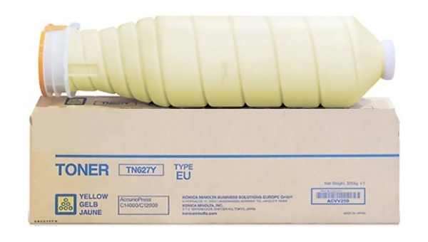 Тонер Konica-Minolta AccurioPress C12000/14000 желтый TN-627Y ACVV250 220K ACVV250/ACVV290
