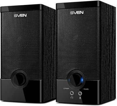 SVEN SPS-603, чёрный, акустическая система 2.0, USB, мощность 2x3 Вт(RMS) SVEN SPS-603