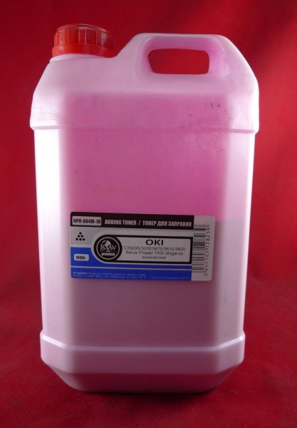 Тонер OKI C301/321/810/830/8600/8800/5800/5750/C3300/5500/9600/9650 Magenta (кан. 1кг) B&W Premium фас.Россия