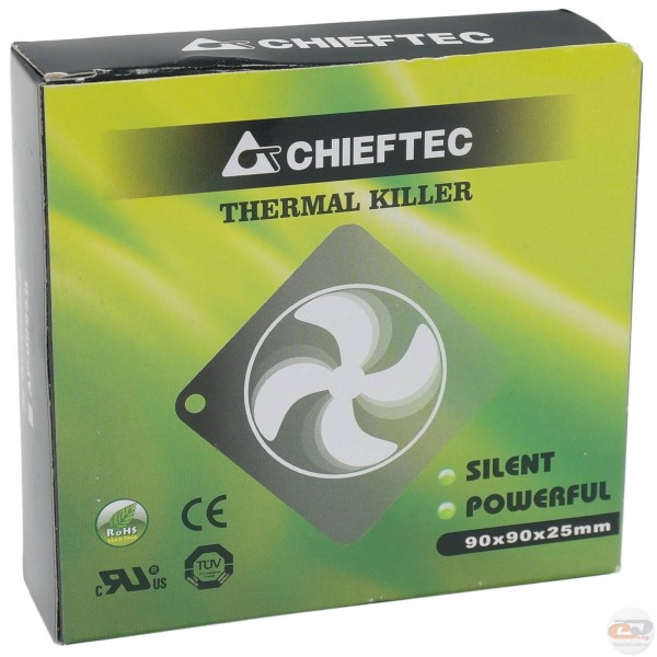 Вентилятор Chieftec AF-0925S (90мм, 24dB, 1800rpm, 3pin+Molex) RTL