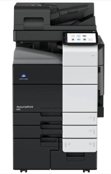 МФУ лазерное ч/б Konica-Minolta AccurioPrint 950i (SRA3, 8Гб, 95 стр./мин, автоподатчик, дуплекс, сеть, 256Гб, 10,1" пан