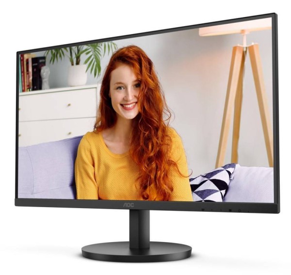 МОНИТОР 27" AOC U27B3M Black (4K, VA, 3840x2160, 4 ms, 178°/178°, 300 cd/m, 20M:1, +2xHDMI 2.0, +DisplayPort 1.4, +MM)