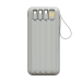 Портативный аккумулятор TOLT Stor SR-LB10D, 10000mAh, 22,5W, fast charging and PD, beige TOLT SR-LB10D