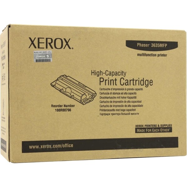 ПРИНТ-КАРТРИДЖ PH 3635MFP, 10K Xerox 108R00796