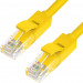 Greenconnect Патч-корд прямой 3.0m UTP кат.6, желтый, 24 AWG, литой, GCR-LNC602-3.0m, ethernet high speed, RJ45, T568B Greenconnect RJ45(m) - RJ45(m) Cat. 6 UTP PVC 3м жёлтый