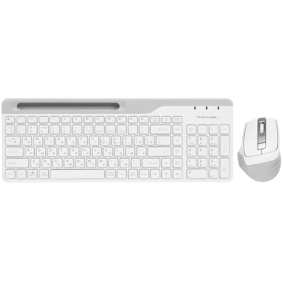 Клавиатура + мышь A4Tech Fstyler FB2535C клав:белый/серый мышь:белый/серый USB беспроводная Bluetoot A4Tech FB2535C ICY WHITE