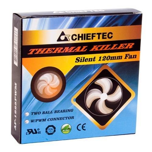 Вентилятор Chieftec AF-1225PWM (120мм, 29-32dB, 1650rpm, 4pin) RTL