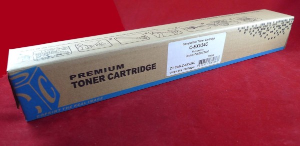 Тонер-картридж Canon iR Adv C2020/C2030 C-EXV34/GPR-36/NPG-52 cyan (туба 260г) ELP Imaging®