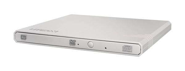 Внешний оптический привод Slim Lite-On eBAU108-21 (USB, DVD-RW, белый) RTL